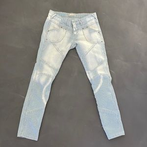 Free People striped jeans